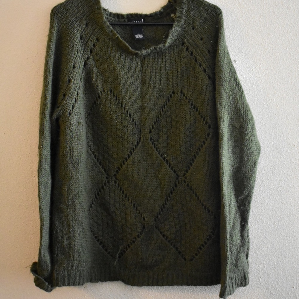 Green sweater